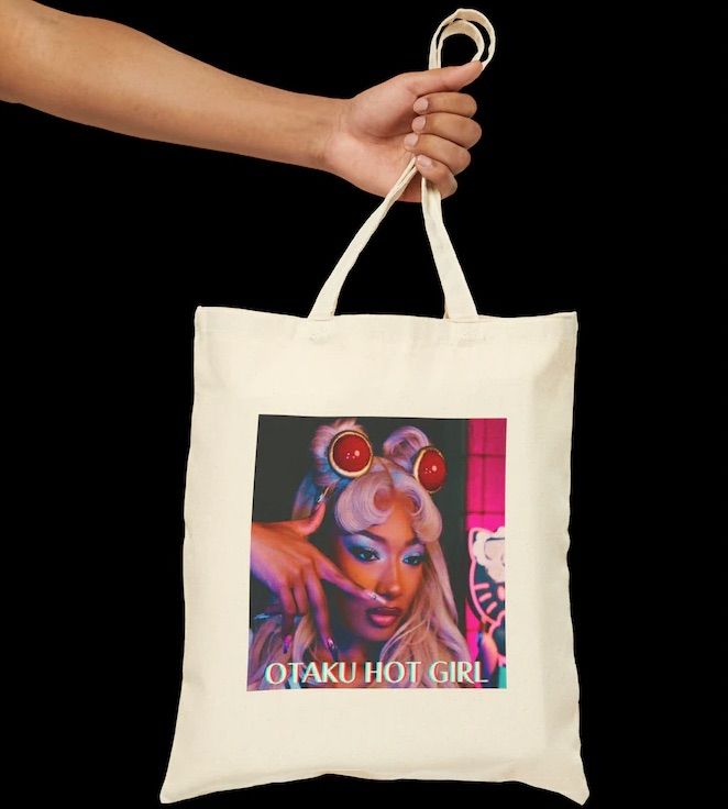 Megan thee Stallion Otaku Hot Girl Cotton Canvas Tote Bag